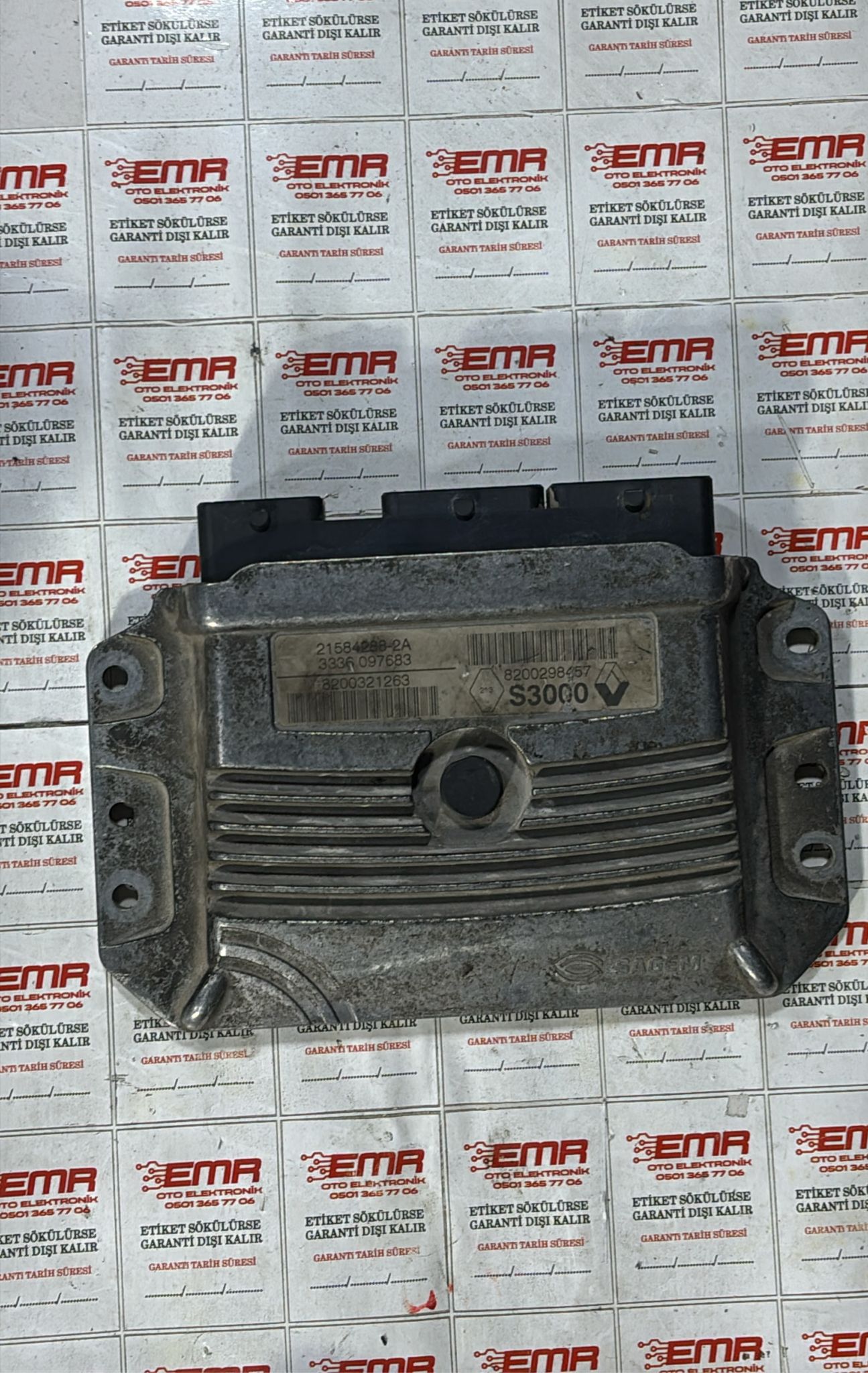 RENAULT MEGANE 1.6 MOTOR BEYNİ 8200298457 S3000